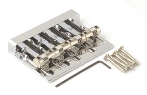 Precision Machined 4-String Bass Bridge - Heavy Brass, Fender 5-Loch - Bild 1 von 6