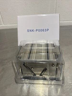 Supermicro SNK-P0063P 2U Passive CPU Heat Sink Socket - Image 1 of 4