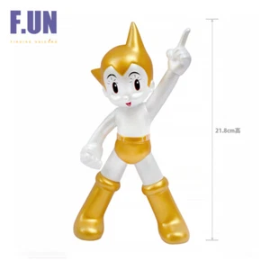 HHTOYS Astro Boy Vinyl White Gold Colour Limited 350 Pieces Global Toy H22CM - Picture 1 of 3