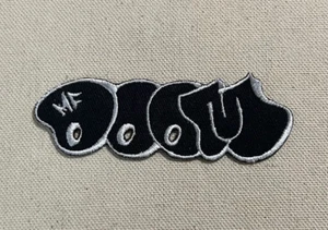 MF Doom Patch - Black and White - Doomsday Rap Merch Madvillain KMD 90er Hip Hop - Bild 1 von 4