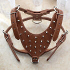 Spiked Studded PU Leather Pet Dog Harness Vest for Pitbull Mastiff Boxer