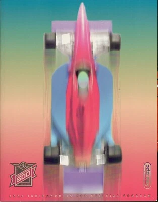2003 Indianapolis 500 Souvenir  Program Marlboro Team Penske Gil de Ferran - Image 1 of 4