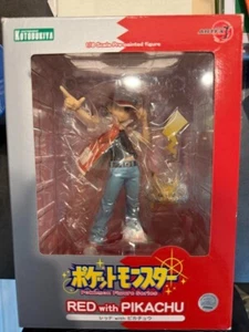 Kotobukiya ARTFX J Pokemon Serie Rot mit Pikachu Figur Maßstab 1/8 Gebraucht - Bild 1 von 8