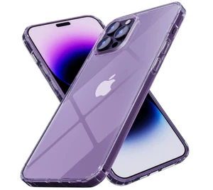 Starlesk Designed for iPhone 14 Pro Max Case Clear 2pk - Shockproof Protection - Picture 1 of 3