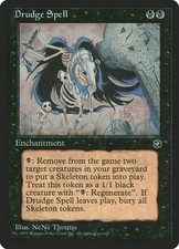 1X Drudge Spell Homelands SP MTG CARD