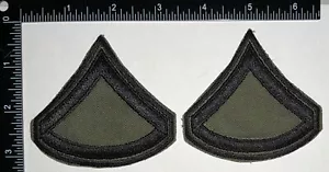 Vietnamkrieg US Army PFC Private First Class Jungle Tropical Twill Rank Patch - Bild 1 von 2