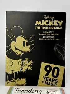 Disney Mickey The True Original Ornament -LE 2600- The Gold Collection Xmas NEW! - Picture 1 of 13