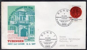 208 - Germany 1977 - The 500th Anniversary of the University in Tübingen - FDC - Picture 1 of 2