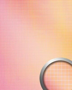 WallFace 27376 M-Style HOLLYWOOD Panel de Pared Mosaico Espejo Rosa Naranja 0,96 m2 - Imagen 1 de 2