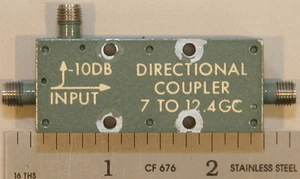 Narda 4008-10 Directional Coupler 7-12.4GHz 10dB - Picture 1 of 1