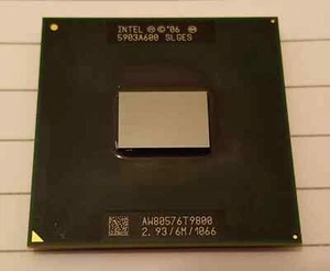 Intel Core 2 Duo T9800 CPU Dual-Core 6M 2.93GHz 1066 Socket P SLGES Processor - Picture 1 of 1