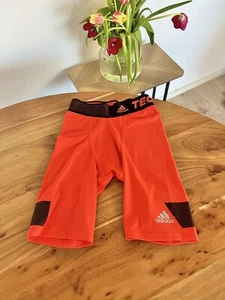 Adidas Techfit Compression Short, orange, S• wie neu • Climacool - Bild 1 von 2