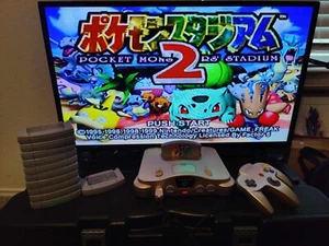 Pokemon Stadium 2 N64 Japanese (US SELLER) Tested and Authentic! - Picture 1 of 3