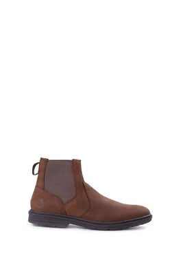 TIMBERLAND - Men's brown nubuck Sawyer Lane Chelsea boots - Photo 1/4