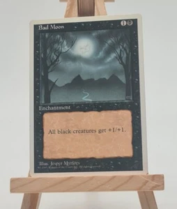 Bad Moon (Fourth Edition (4ED) Magic Karte MTG englisch (Mondschatten) - Bild 1 von 2