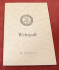 DDR-Dokument: NVA Wehrpaß 1971 Mot-Schütze aus Eberswalde-Finow,