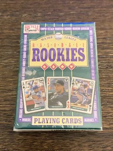 1993 BICYCLE BASEBALL ROOKIES PLAYING CARD SET SEALED 52 FULL COLOR PHOTES STARS - Picture 1 of 5