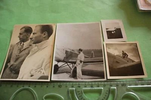 four great old photos - pilot and old planes 1936 Franz Eichinger? - Picture 1 of 1
