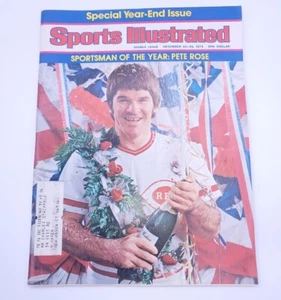 1975 Sports Illustrated Dec 22-29 Year End Sportsman Of The Year: Pete Rose VG - Picture 1 of 2
