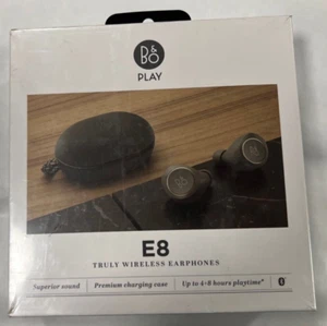 B&O E8 True Wireless InEar Headphones Charcoal New Damaged Box - Picture 1 of 4