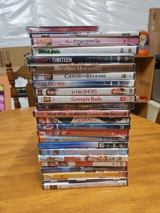 24  SEALED NEW DVD LOT MOVIES TV ACTION ROMANCE  RESALE  - Foto 1 di 1