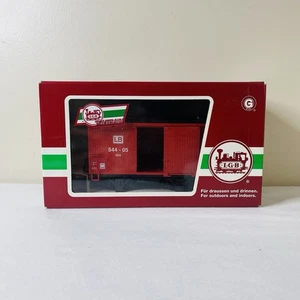 LGB 94567 G Scale Toy Train LB Red "544-05" Sliding Door Box Car Wagon - Picture 1 of 10