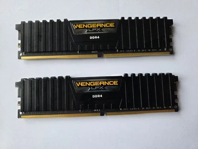 32GB DDR4 3000Mhz Ram (2 x 16GB) Corsair Vengeance LPX Black PC Memory Ram - Image 1 of 3