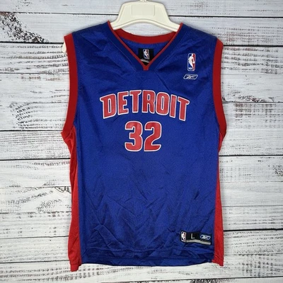Camiseta de colección Reebok Richard Hamilton Detroit Pistons NBA juvenil grande (14/16) Foto 1 de 4