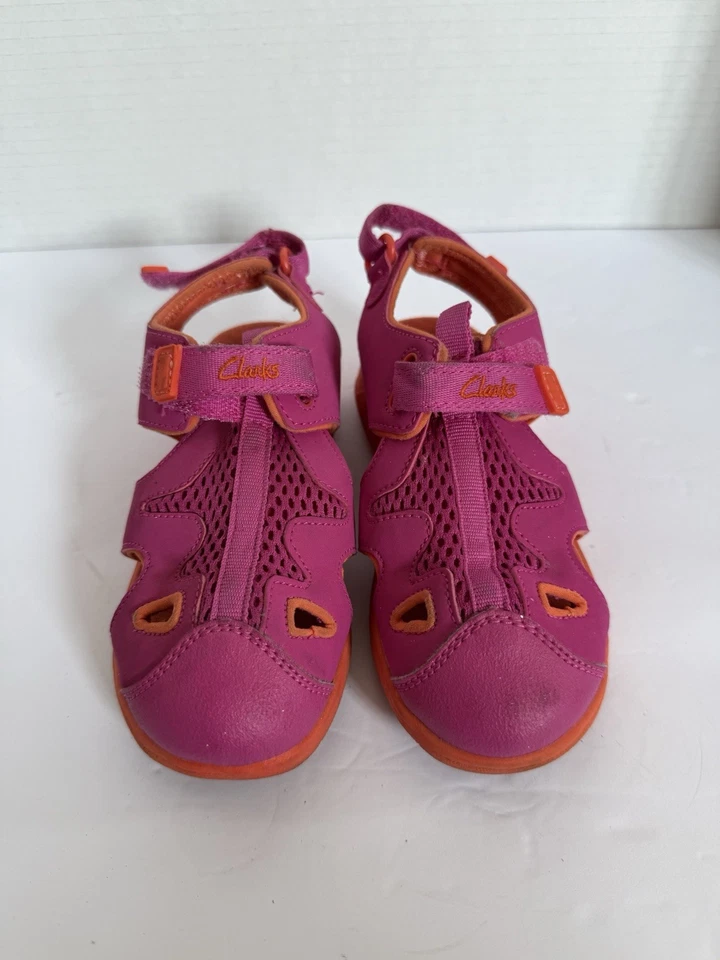 Clarks Niños Niñas 10 M Ezera Sea T. Sandalias Punta Cerrada Rosa Foto 1 de 4