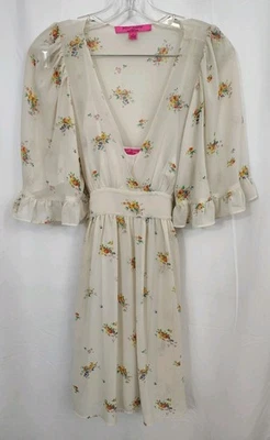Betsey Johnson Urban Outfitters Dress Womens M Vintage Fiona Floral Cottagecore - Image 1 of 4
