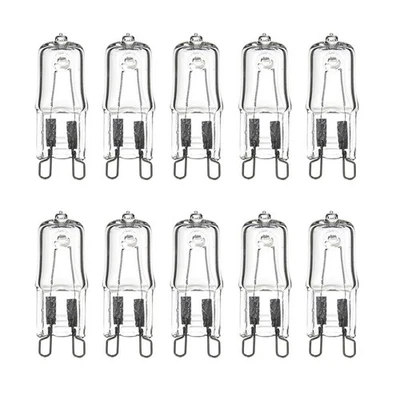 10PCS  G9 Halogen Replacement Light Bulbs 40W 240V Warm White Clear Capsule - Image 1 of 3