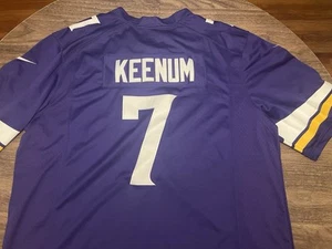 Case Keenum Minnesota Vikings Nike NFL 2XL XXL Lila Trikot - Bild 1 von 11