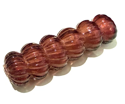 AMETHYST MURANO GLASS STRING, H 100 mm, HAND MADE, FOR CHANDELIERS - Image 1 of 4