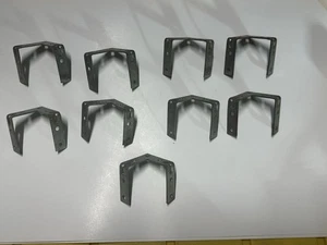 Menge 9 Vintage Beschläge 2 in verzinkte Eckstrebe - Bild 1 von 5