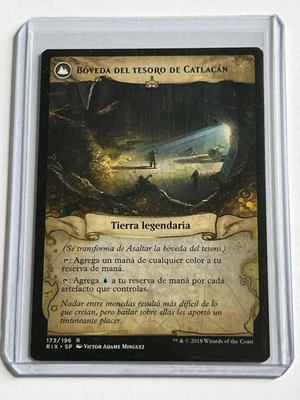 Vault of Catlacan / Storm the Vault 173 MTG RIX 2018 MT - 9.0 + Non Foil SPANISH - Image 1 of 4