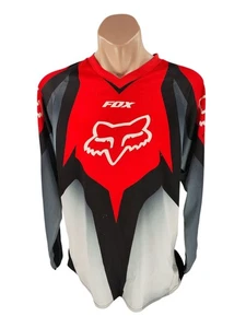 Camiseta Fox Racing HC Moto X para hombre talla XL negra/roja BMX ATV - Imagen 1 de 9