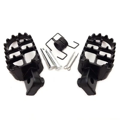 Motorcycle Foot Pegs Footrest Footpegs Pedal Hook Fittings For Dirt Bike - Image 1 of 4