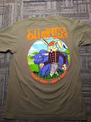 Blink 182 Saint Paul Minnesota Concert Tour Shirt Exclusive 2023 St. Paul Music  - Image 1 of 4