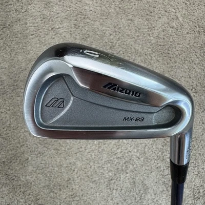 Mizuno MX-23 Single 6 Iron - Exsar Blue Regular Flex Graphite Shaft - Mens RH - Image 1 of 4