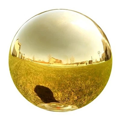  Bola Espejo Globo Mirador Acero Inoxidable, Colorido y Brillante Adición 10 Pulgadas Foto 1 de 2