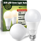 Grow Light Bulbs, Led Grow Light Bulbs A19, Full Spectrum Plant Light Bulbs, 100
