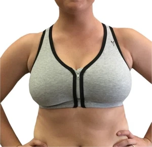 Valmont Zip Front Leisure and Sports Bra - 1611B - Picture 1 of 6