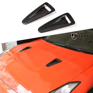 Carbon Lufteinlässe für Nissan GTR R35 Motorhaube Air vents Intak Spoiler 08-16 - Bild 1 von 7