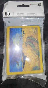 65 Fundas para Tarjetas Coleccionables Centro Pokemon Museo Van Gogh Selladas de Fábrica NUEVO 2023 - Imagen 1 de 2