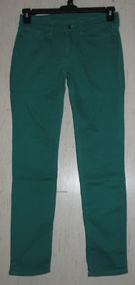 EXCELENTE MUJER JEANS VERDE CINCO BOLSILLOS TALLA 2/26 Gap "Premium Skinny" Foto 1 de 3