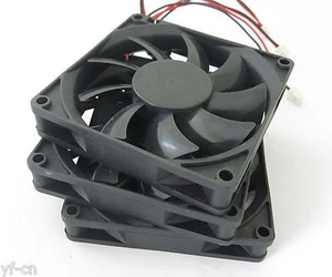 30x Ventilateur de Refroidissement DC Brushless 80x80x15mm 8015 9 pales 5V 12V 24V 0.16A Ventilateur 2 broches - Photo 1/3