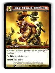 World of Warcraft TCG Blood of Gladiators Trading Card The Ring of Blood #196 C - Picture 1 of 4