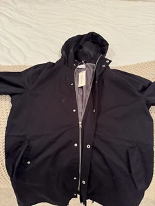 Men’s Black heavy winter Coat- long Men’s XL - Tags Still On. Never Worn - Picture 1 of 7