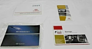 2009 KIA BORREGO OWNER MANUAL 5/PC.SET & CLEAR PLASTIC FACTORY CASE FREE S/H - Picture 1 of 7