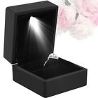 (Black Led Light Box) LED Box Jewelry Pendant Display Storage Case With LED